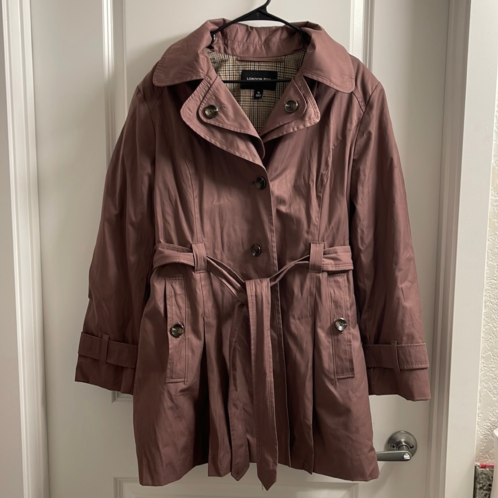 Lilac London Fog Trench